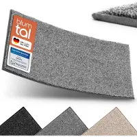 Blumtal Deurmat Thora - Schoonloopmat Microvezel - Antislip 80x120 cm - Grijs