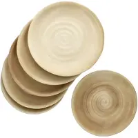 MamboCat 6-delig CLAY-set beige eettafel van aardewerk voor 6 personen - 24321688