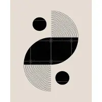 IXXI BaB No.3, The Miuus Studio & Various - 80 x 100 cm - Gratis ophangtool - Grote wanddecoratie en posters - Line art, Minimalisme, Grafisch