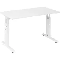 Hjh OFFICE PRO MEGA 612 W - Tafelhoogte I In hoogte verstelbaar Wit/Wit