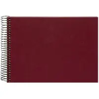 Goldbuch - Spiraalalbum Bella Vista - 24x17 cm - Bordeaux met witte pagina’s