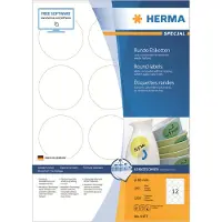 Herma Etiket 4477 60mm verwijderbaar wit 1200 stuks
