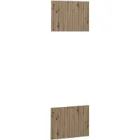 Vicco R-Line Keukenfront – 59.6 x 76.6 cm meubelfront voor de magnetronombouwkast Artisanaal eiken