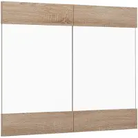 Vicco R-Line Keukenfront – 79.2 x 59 cm meubelfront voor de glazen hangkast Sonoma