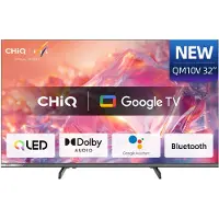 Chiq L32QM10V - Smart TV 32 Inch - QLED - Full HD - Google TV - Randloos Metal Design - Dolby Audio - 2025 Nieuw