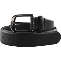 BOSS Leren Riem Anna Sz30 Leather Belt W90 Black Zwart