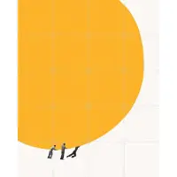 IXXI Pull out the Sun, Maarten Léon - 80 x 100 cm - Gratis ophangtool - Grote wanddecoratie en posters - Grafisch Ontwerp, Minimalisme, Geometrische