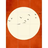 IXXI Warm Feelings, Kubistika - 60 x 80 cm - Gratis ophangtool - Grote wanddecoratie en posters - Minimalisme, Geometrische Kunst, Grafisch Ontwerp
