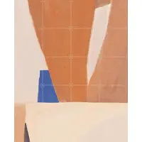 IXXI Warm Earth Tones And Bold Geometric Shapes, Little Dean & Various - 80 x 100 cm - Grote wanddecoratie en posters - Minimalisme, Abstract