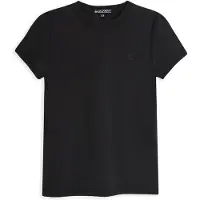 4PRESIDENT T-shirt zwart Meisjes Modal Ronde hals Effen - maat 152