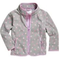 Playshoes - Kid's Fleece-Jacke Punkte - Fleecevest 74, grijs