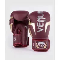 Venum Elite (Kick)Bokshandschoenen Burgundy Gold - 12 oz