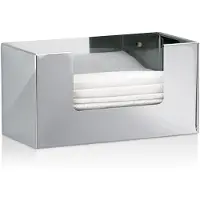 DECOR WALTHER Tissuebox Contract 27 cm Wandmontage RVS Gepolijst