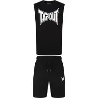 TAPOUT Trainingspak 'Diego' zwart / wit