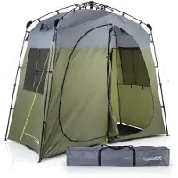 DS Produkte Premium douchetent, toilet tent voor binnen en buiten, mobiele kleedkamer en opbergtent, tent voor dierenfotografie, ideaal voor kamperen, festivals en vissen, waterdicht en windbestendig