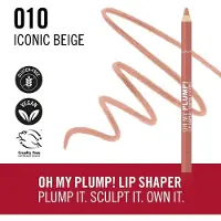 Rimmel London Oh My Plump Lip Shaper lipliner - 010 Iconic Beige Lippotlood