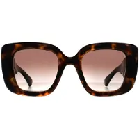 Gucci Vierkant Dames Havana Bruin Kleurverloop GG1975S