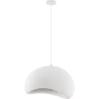 Nova Luce Natuurlijke hanglamp Aere wit 50cm