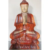 Ancient Wisdom Handgesneden Boeddhabeeld - 80 cm Welkom