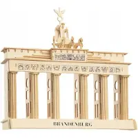 Sea-Land 3D Houten Puzzel Brandenburgse Poort - 39 Delen