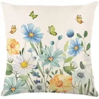 ECarla Kussenhoes 45x45cm - Slow Bloemen Decoratie