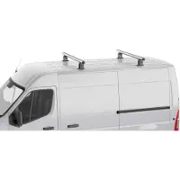 Menabo Dakdragers geschikt voor Renault Kangoo Compact - Express II 2008-2021 Professional Airdyn aluminium - 2 dragers
