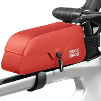 RockBros Waterdichte Fietsframetas Rood - Magnetische Sluiting, 0,6L