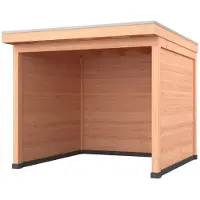 Westwood Douglas overkapping, 300 x 300, met achterwand en twee zijwanden, Comfort Plus