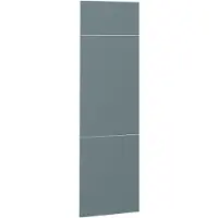 Vicco R-Line Keukenfront – 59.6 x 196 cm meubelfront voor de koelkastombouwkast Blauw-grijs