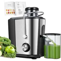 Core Sapcentrifuges groenten en fruit - Sapcentrifuges - Slowjuicer - Zilver - ‎20cm x 5cm x 15cm