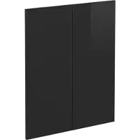 Vicco R-Line Keukenfront – 59.2 x 71.3 cm meubelfront voor de onderkast Zwart hoogglans