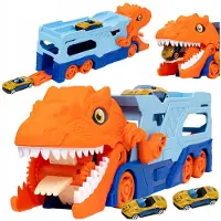 Dino Vrachtwagen met Geluid & Licht - Speelgoed Auto's Poederen & Afschieten