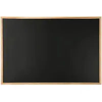 123inkt krijtbord met houten frame magnetisch (60 x 90 cm)