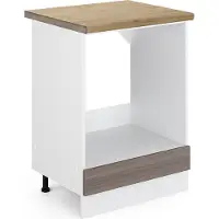 Vicco R-Line Ovenombouwkast – 60 cm, WB Eik Edel grijs