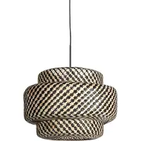 Steinhauer Nox Light 4478ZW – hanglamp met grote bamboe kap 53 cm