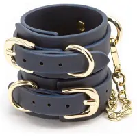 NSNovelties - Bondage Couture Wrist Cuff - Bondage / SM Cuffs Blauw