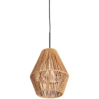 Steinhauer Hanglamp Ropex 4484ZW – speelse touwlamp in boho stijl