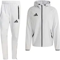 Adidas Tiro Travel Windbreaker Trainingspak Grijs Zwart