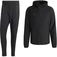 Adidas Tiro Travel Windbreaker Trainingspak Zwart