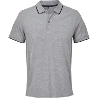 Sols Unisex Volwassen Palermo Polo Shirt (Grijs Marl/Frans Marineblauw)