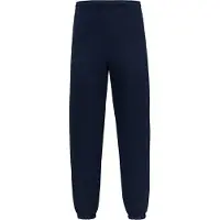Fruit Of The Loom Unisex Volwassen Iconische Premium Elastische Manchet Joggingbroeken (Diep Marineblauw)