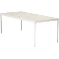 Houe Tuintafel Four Ceramic Table Shell Muted White 210 x 90 cm