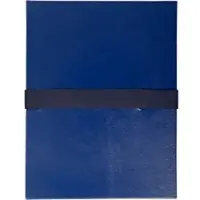 Exacompta Mappen met uitrekbare rug 2652E Donker blauw Balacron 24 x 32 cm 10 Stuks