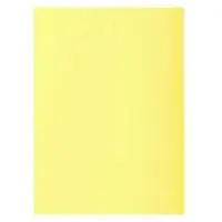 Exacompta Super Dossiermap A4 Geel Karton 60 g/m² 1000 Stuks