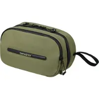 Samsonite Toilet kit - Ecodiver toilet kit 26 x 16 x 13 waxed water resistent canvas 4.5 l groen