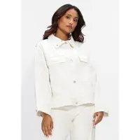 WITHBLACK Dames Jassen Wblpeyton Gala Denim Jacket - Wit - Maat M