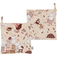 Arabia Thuisgeluk Moomin pannenlappen 2-pack 22x22 cm