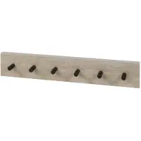 Hoyz kapstok travino 6 haken keramiek travertin