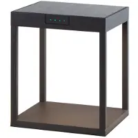 Sigor LED lamp op zonne-energie RADIA GROUND, antraciet, 25 cm aluminium IP65 GROUND, zwart, Aluminium, Modern, Solar buitenverlichting