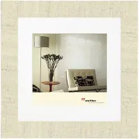 Walther design HO440W Wissellijst Papierformaat: 40 x 40 cm Wit, Beige